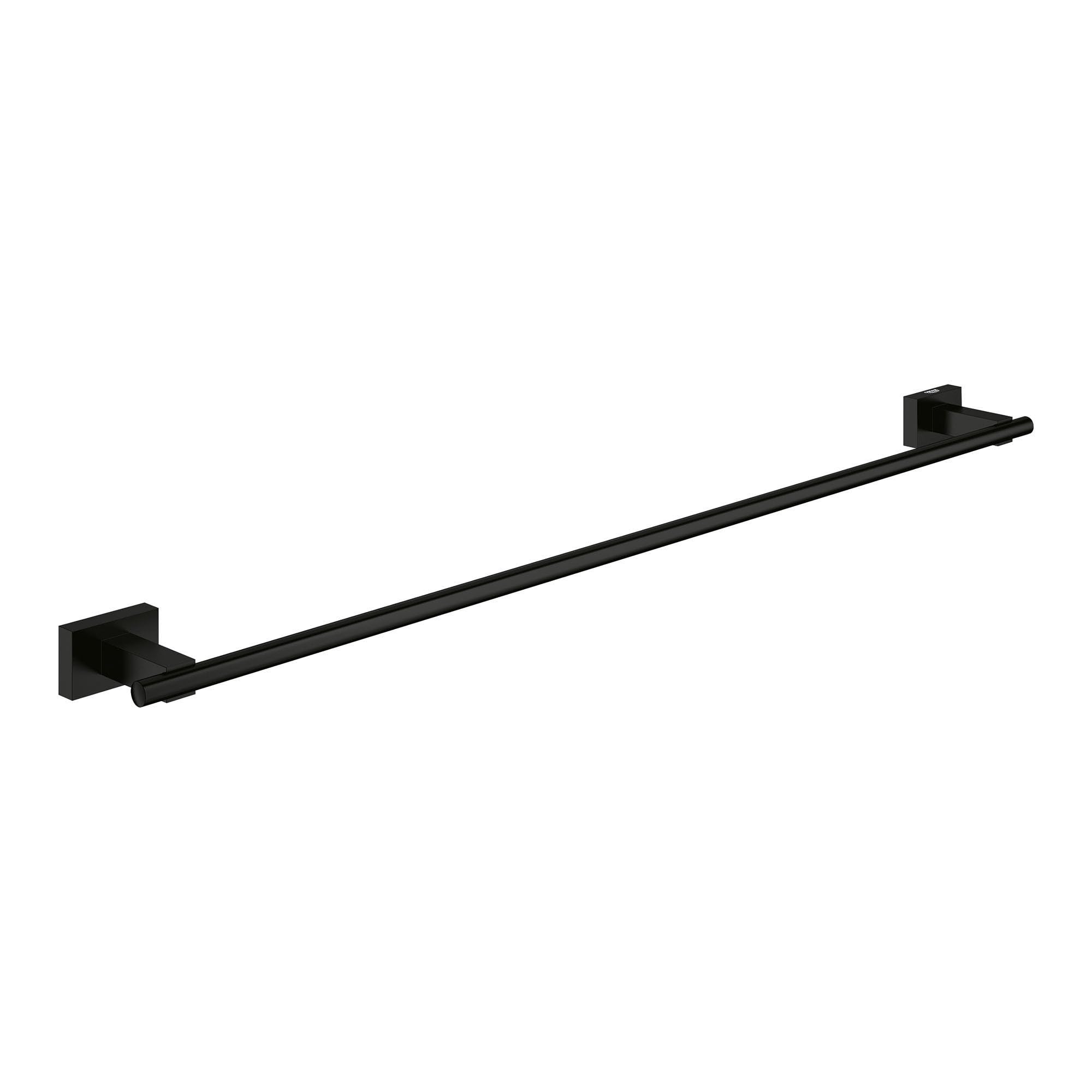 GROHE 405092431 Essentials Cube Towel Bar, Matte Black
