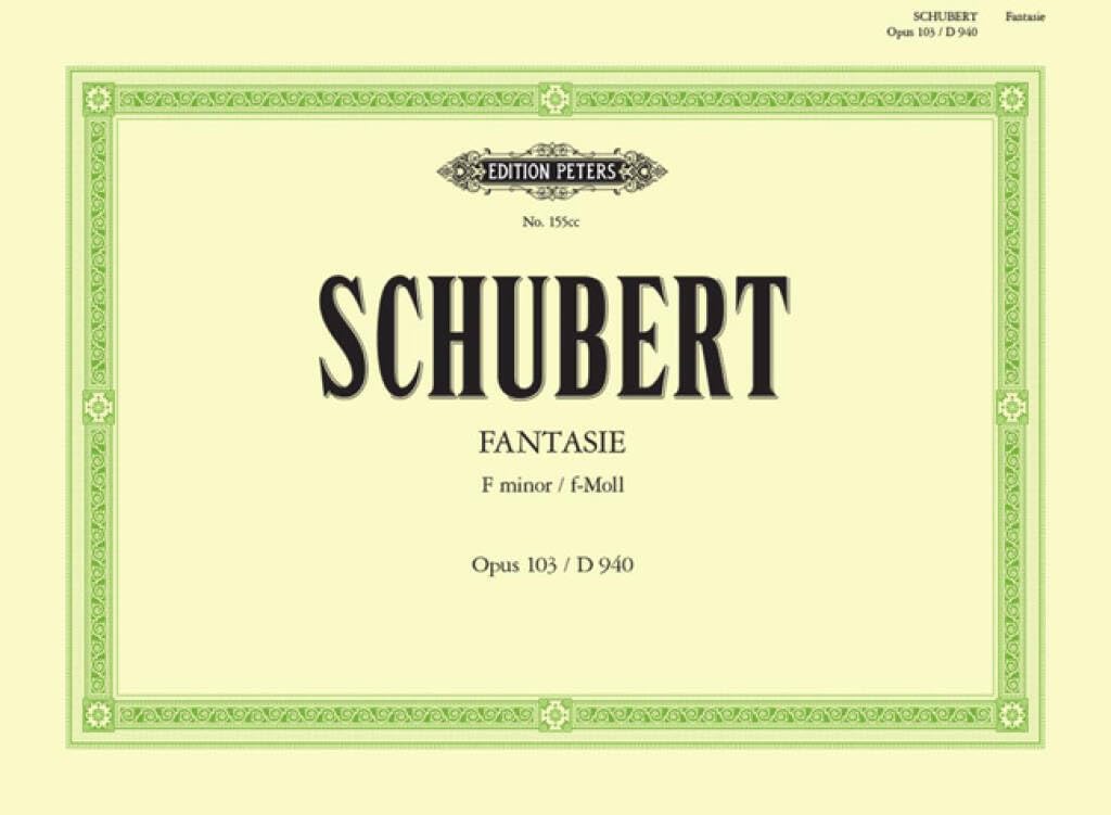 Fantasia in F Minor Op. 103 D940 for Piano (Edition Peters)