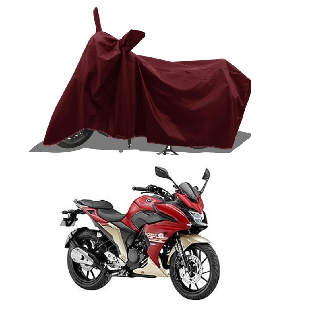 ALGROWD_ Compatible with Fazer Two Wheeler Bike Body Cover for [2018-2023 ] bs5 bs6 Weather Protection Quality Waterproof Sun Outdoor Protection Dust Protection