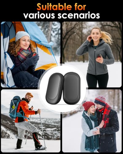 Handwärmer,magnetischer wiederaufladbarer 2-in-1,für Outdoor,warm Geschenke – Ansicht 9