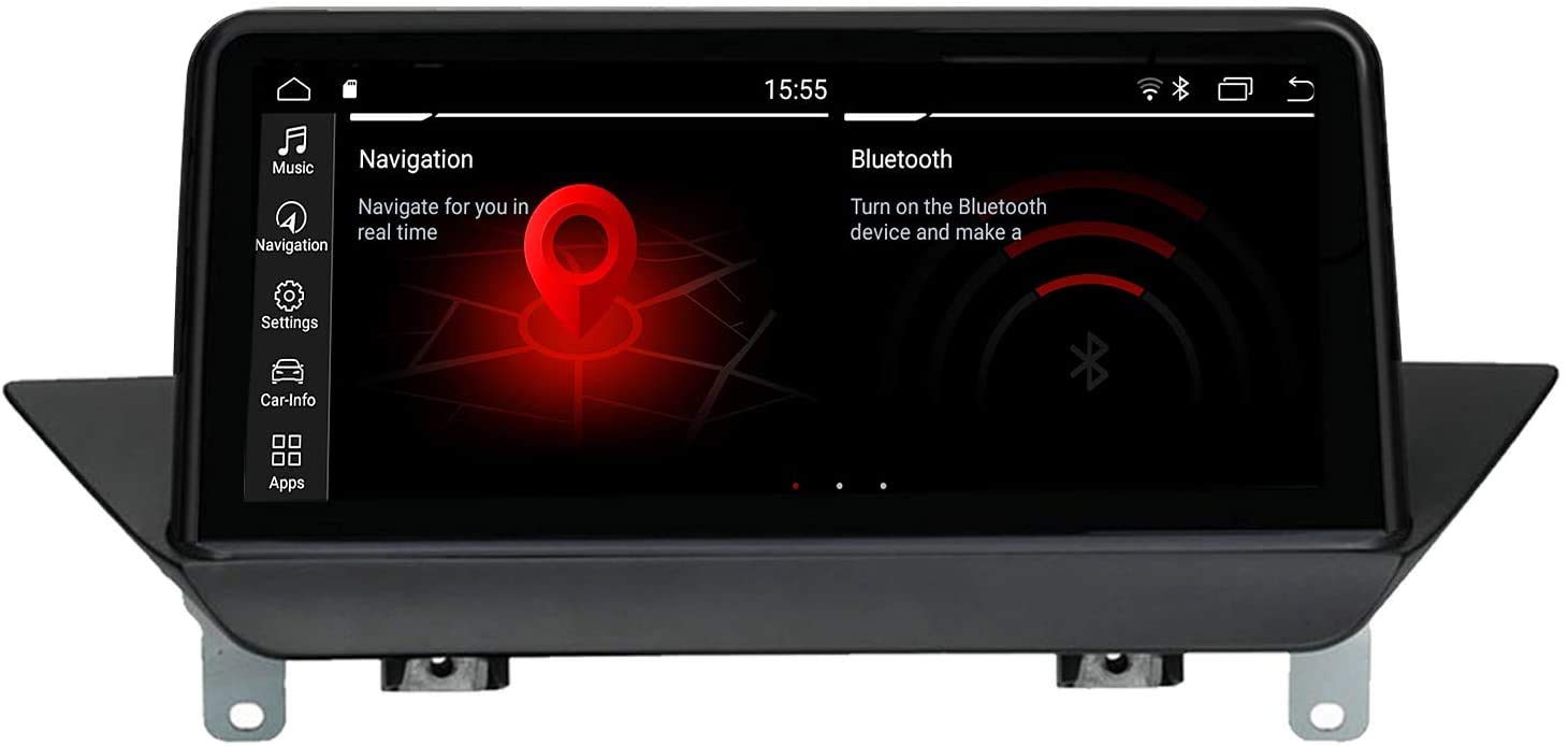 LHHY E84 Android9.0 4+32GB 10.25" Black Screen Display Monitor GPS Navigation Audio Video Stereo Multimedia Player for BMW X1 2009-2015