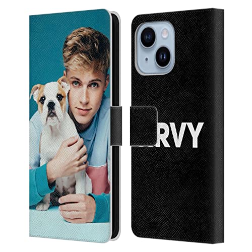 Étui iPhone 14 Plus HRVY portefeuille en cuir avec support vidéo intégré