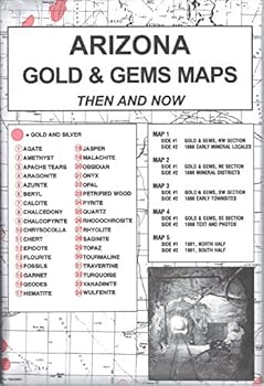Paperback Arizona Gold & Gems Maps Book
