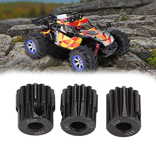 Tbest Motor Pinion Gears, 32DP ¢5mm 13-15T 16-18T Pinion Gears Combo Set for 1/8 RC Car(13T 14T 15T) Car Model Accessory Model Toy - Image 2