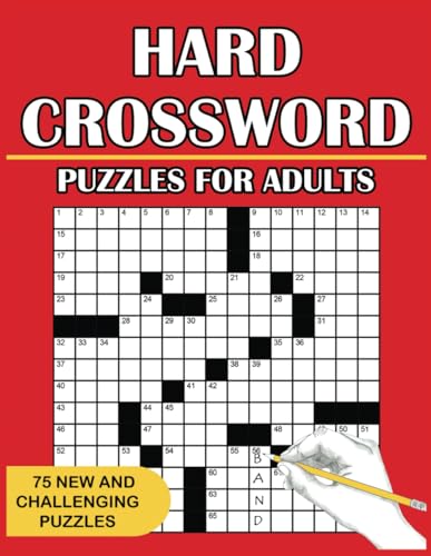 Image of Hard Crossword Puzzles for Adults