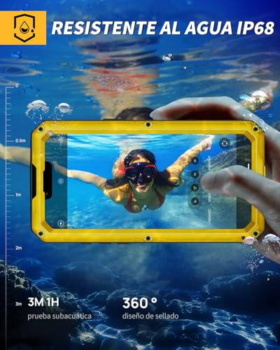 Funda iPhone 13 impermeable IP68 carcasa duradera Lanhiem metal armor 2