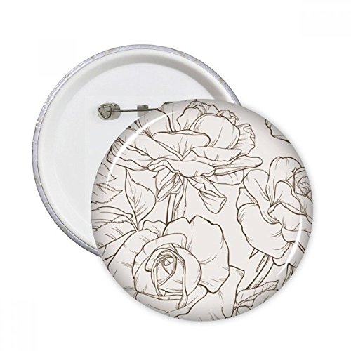 Badge cadeau Line Dessin Art multicolore DIYthinker à offrir pour un anniversaire