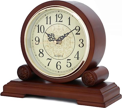 La Mejor Selección de Relojes de chimenea . 43 JOMRTS Reloj de repisa para Chimenea de 8 Pulgadas, silencioso y Decorativo para Sala de Estar, Reloj de repisa de Escritorio de Estudio Grande para repisa de Chimenea, decoración...