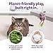 SmartyKat Bouncy Mouse Bungee Dangler Plush Cat Toy, Springy Erratic Motion for Batting & Pouncing Fun for Cats & Kittens, Randomly Selected Color, One Size