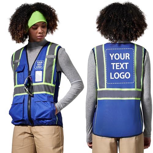 Image of AYKRM 11 color Ladies High Vis Reflective Safety Vest for Women