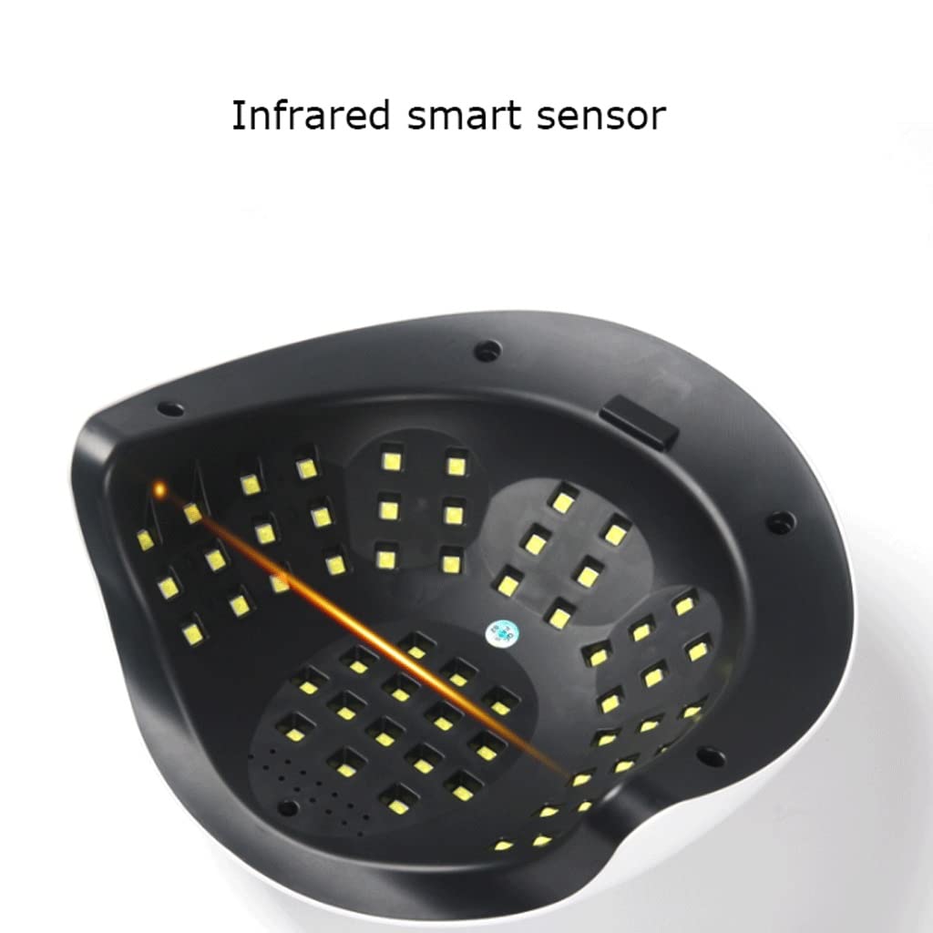 Lampada per Unghie Lampada per Unghie a LED UV Lampada per Unghie a induzione a infrarossi Lampada per Unghie Anticaduta in ABS Portatile con Pulsante a Sfioramento per Asciugare Rapidamente Tutta l