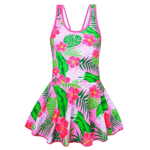 Image of Girls One Piece Unicorn Swimsuit Mermaid Swimwear Rainbow Bathing Suit