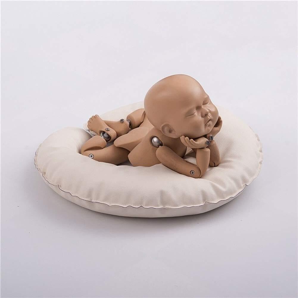 Bambola neonato in silicone snodabile con giunti sferici modello realistico per allenamento fotografico e pratica di posa