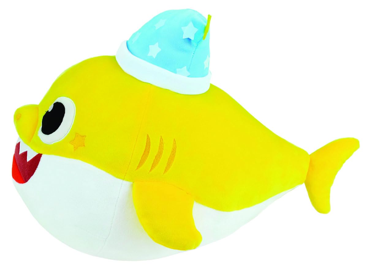 Jemini Baby Shark - Peluche para Pijama (+/-45 cm), Color Amarillo