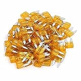 100 Pack Auto Fuses 5 AMP APM/ATM 32V Mini Blade Style Fuses 5A Short Circuit Protection Car Fuse (5 AMP)