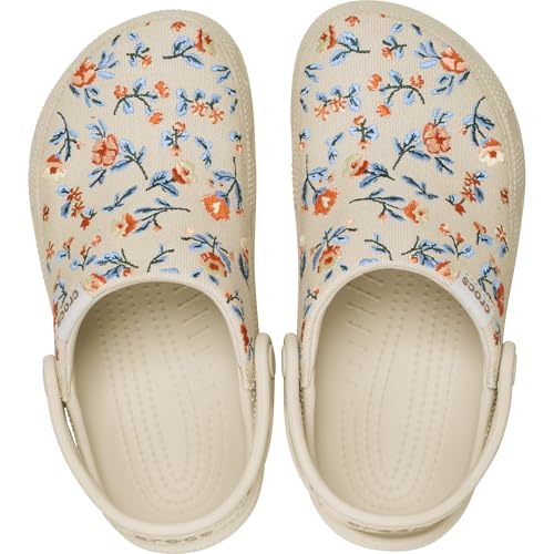 Image of Crocs Unisex-Adult Classic Crafted Canvas & Suede Clogs