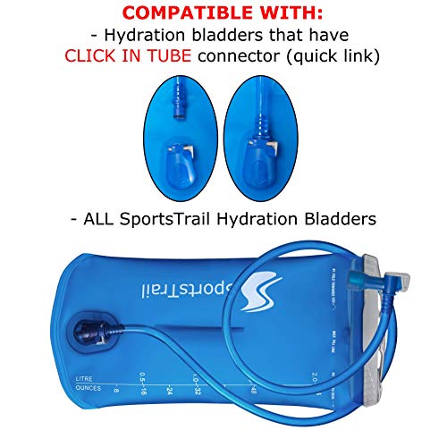 image for sportstrail Insulated Tube for Hydration Bladder Replacement, Premium 