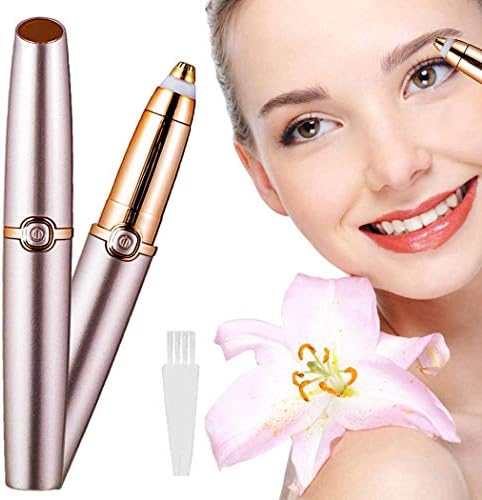 Eyebrow Trimmer for Women Instant Painless Electric Eyebrow Hair Remover Mini Portable Facial Hair Brow Trimmer Eyebrow Epilator