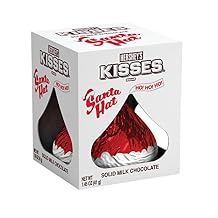 Kisses Holiday Milk Chocolate Santa Hat, 1.45-Ounce Packages Pack of 18