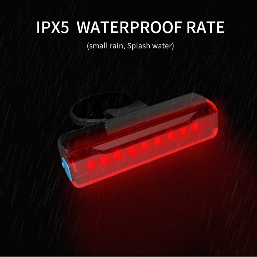 Rowerowe Tylne Światło 5 Tryby Światła Usb Tylne Światło Led Do Rowerowego Hełmu Ostrzeżenie Ostrzeżenie Led Mountain Tail Lampa,2600mah