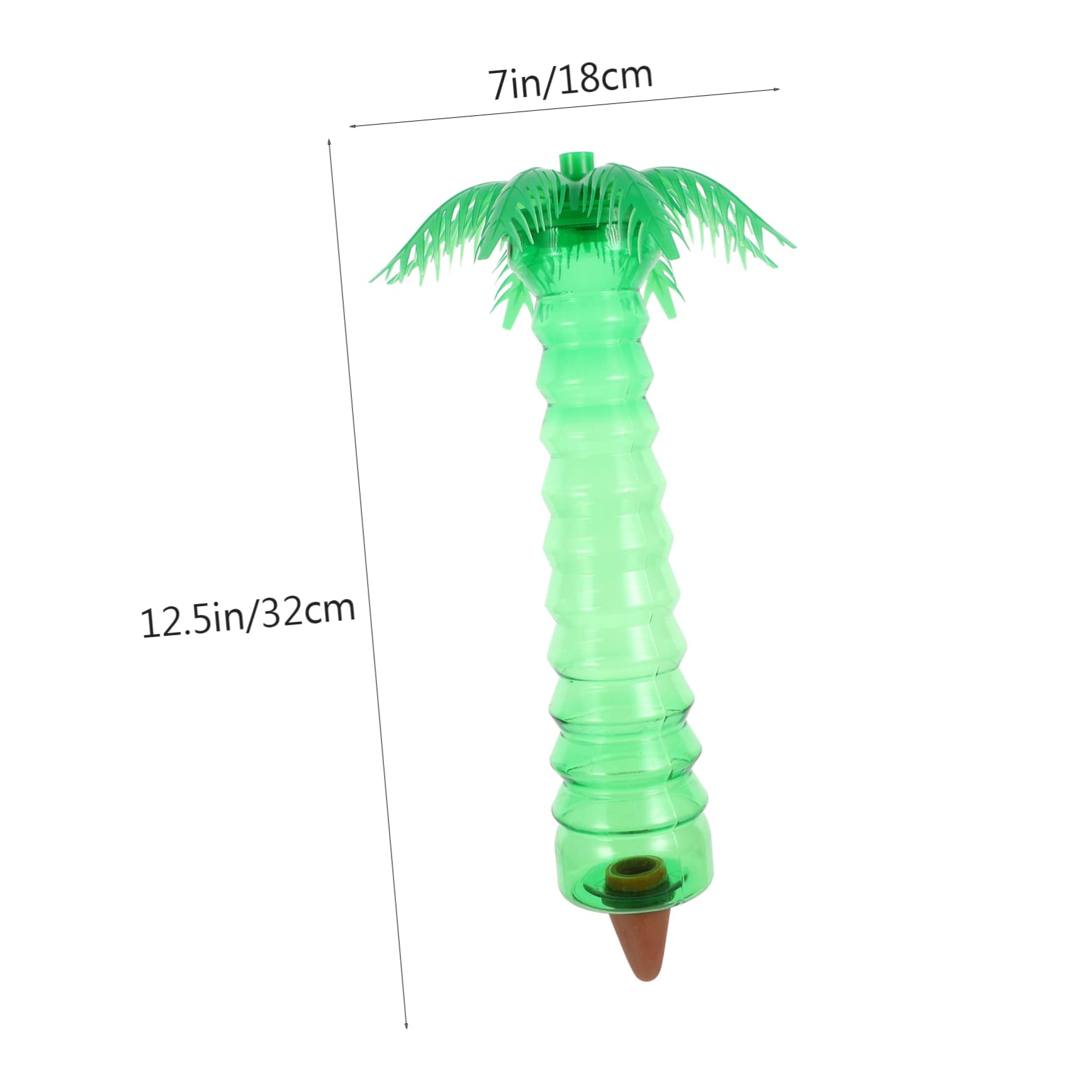 BCOATH 2Pcs Coconut Tree Shape Self Watering Device Automatic Plant Waterer for Use Unique Decoration for Patio Houseplants