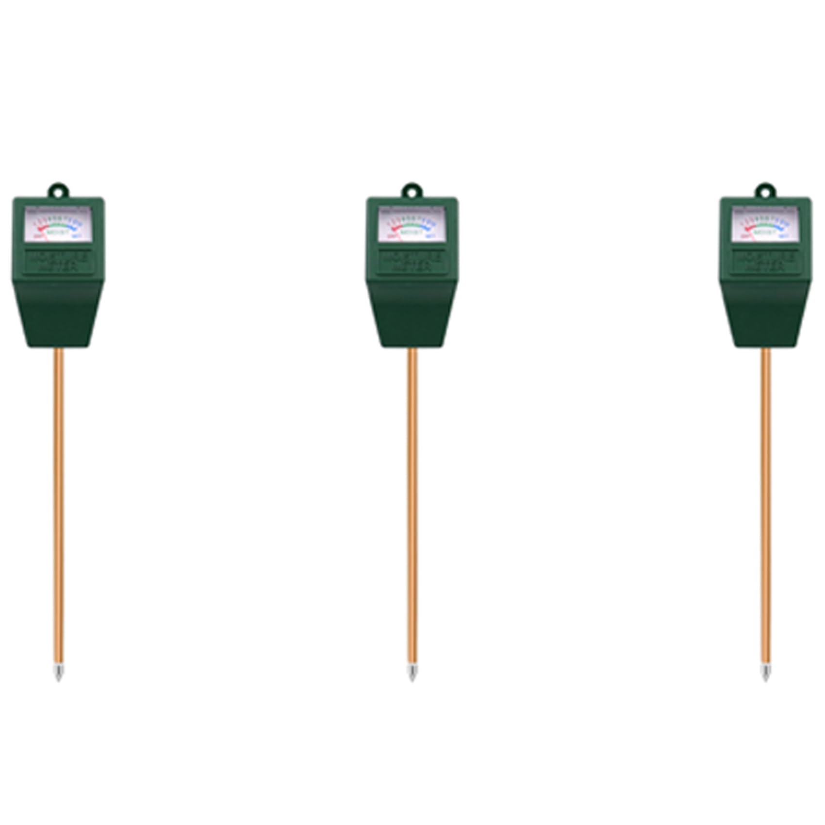 Jnchdghwa Green 3X Soil Moisture Meter, Plant Water Meter Indoor & Outdoor,Sensor Hygrometer Soil Tester For Potted Plants,Garden,Lawn
