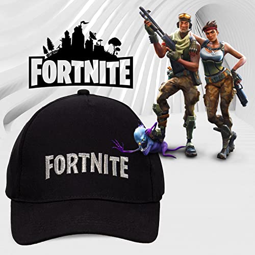 Image of Fortnite Baseball Cap for Boys, Quality Made Boys Hat and Fitted Cap, Flatbrim Baseball Hat with Sleek Design