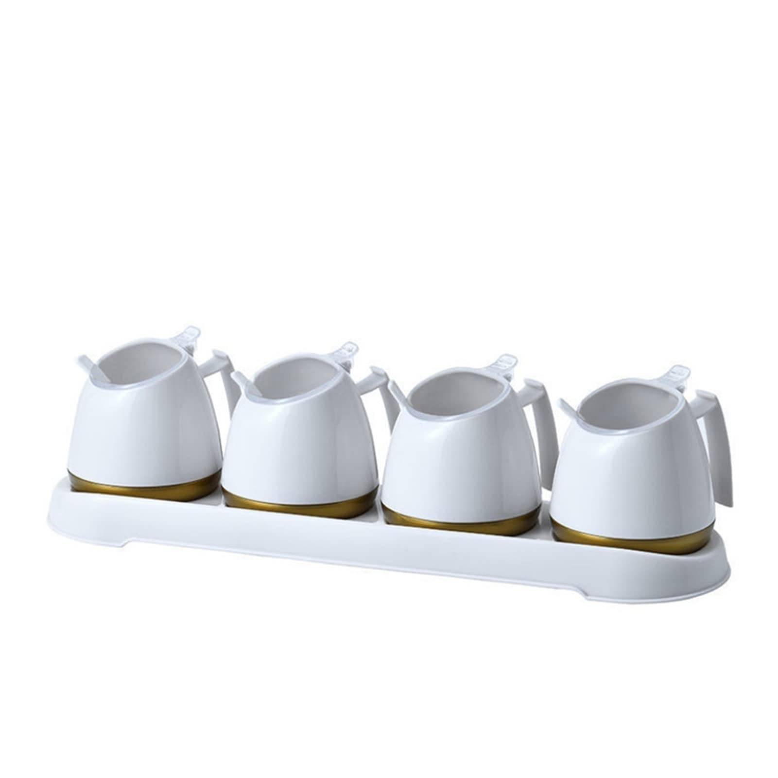 Boîte d'assaisonnement Étagères à épices Pot d'assaisonnement Salière Sauce soja Cruet Distributeur de condiments Étagère à épices Bouteille de condiments Ensemble de bidons d'assaisonnement Ensemble