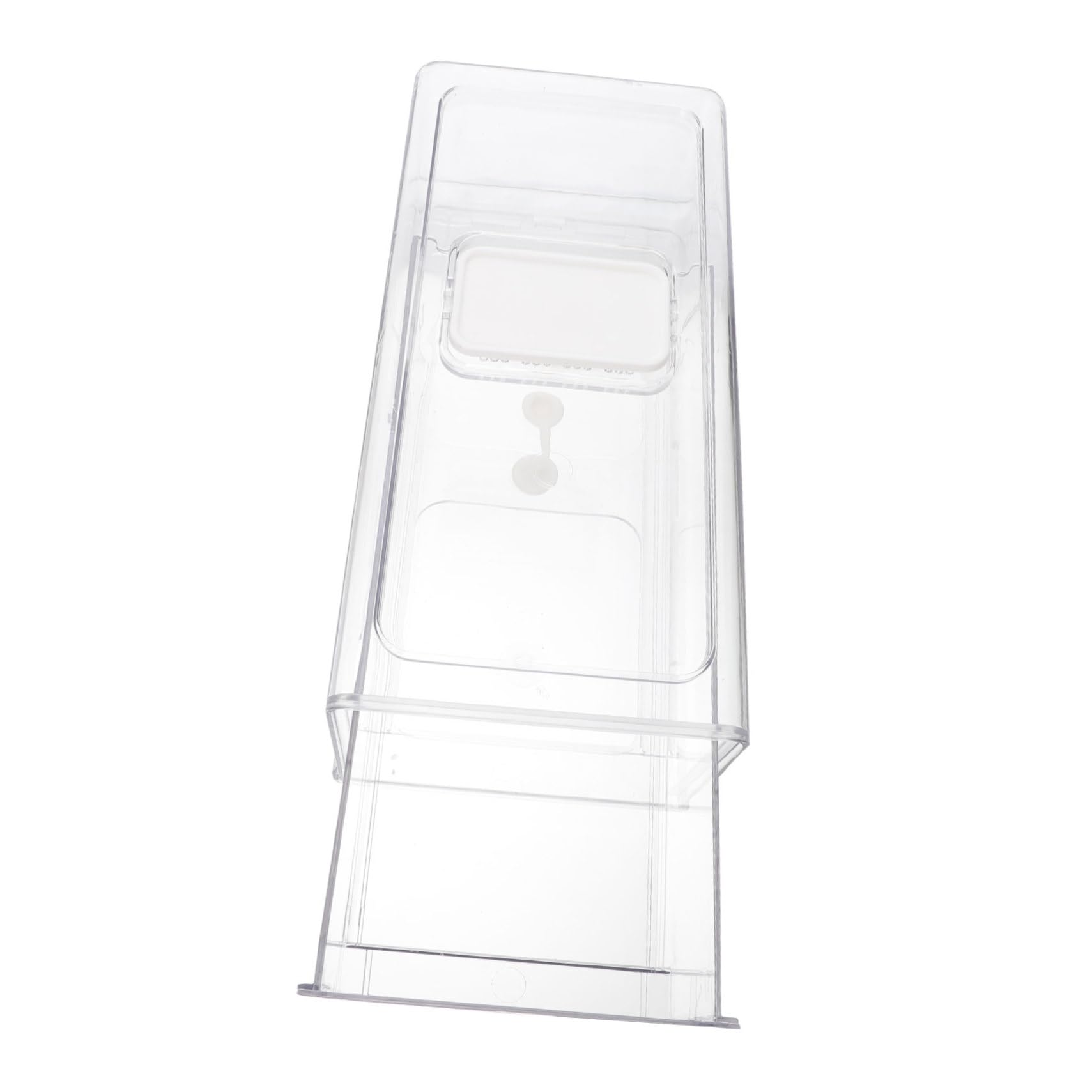 POPETPOP Organizer Per Frigorifero Trasparente Contenitore Per Alimenti Con Cassetto Estraibile Scatola Di Stoccaggio Per Frutta e Verdura Organizer Impilabile Per Cucina e Congelatore