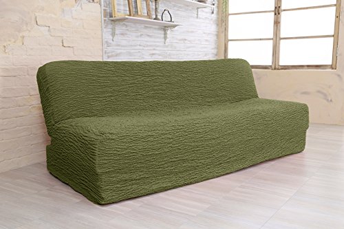 スーパーフィット2WAYストレッチソファカバー・肘掛けなし*マリオン(2人掛け用・2人用)カーキ