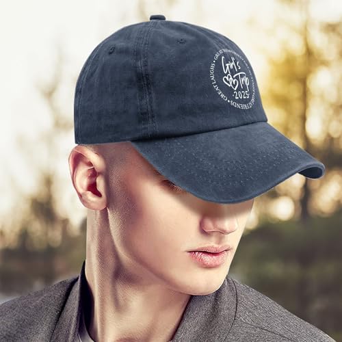 Girl’s Trip 2025 Summer Beach Weekend Vacation Hats for Womens Baseball Caps Vintage Washed Workout4