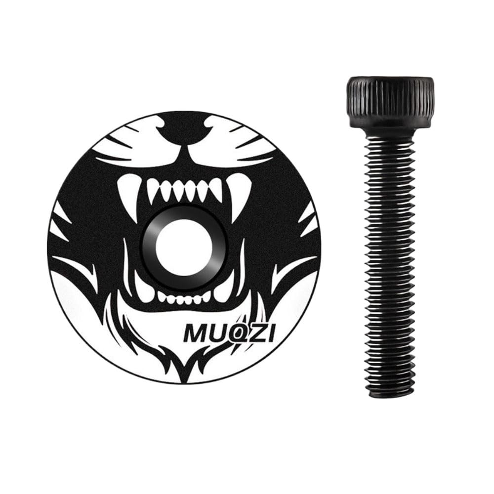 Capuchon de tige de 28.6mm en alliage d'aluminium avec vis pour tube de fourche vélo Lion