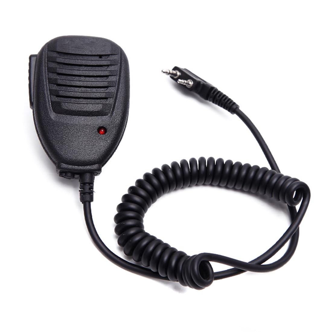 Micrófono PTT 2 pines impermeable para radios Baofeng UV5R y Retevis 8