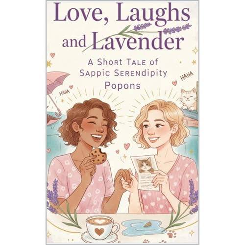 Love, Laughs, and Lavender: A Short Tale of Sapphic Serendipity Audiolibro Por Amanda Oakley arte de portada