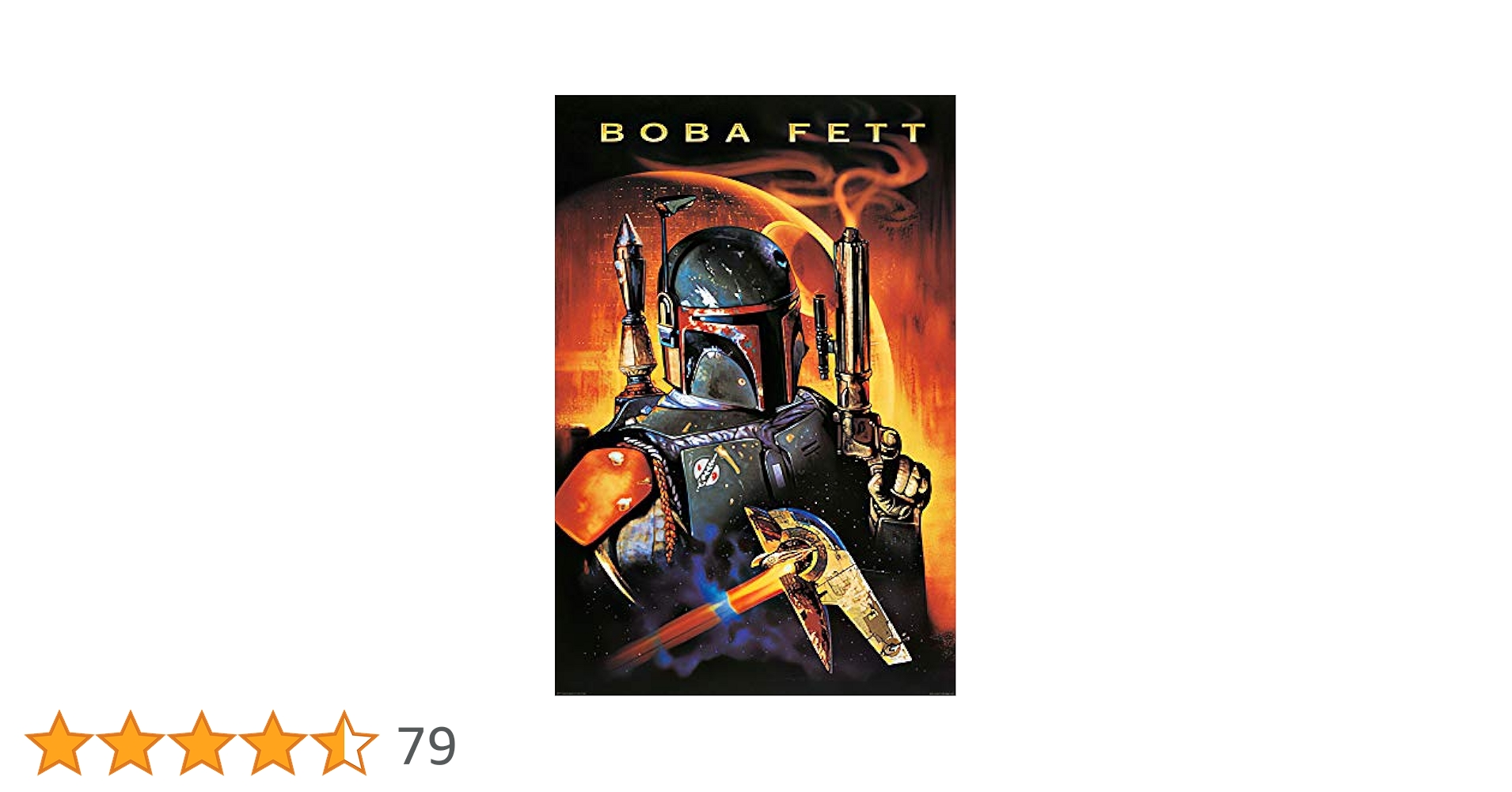 1997年 USA STAR WARSファンクラブ公式ボバ・フェットのポスター 1997年 USA STAR WARSファンクラブ公式ボバ・フェットのポスター