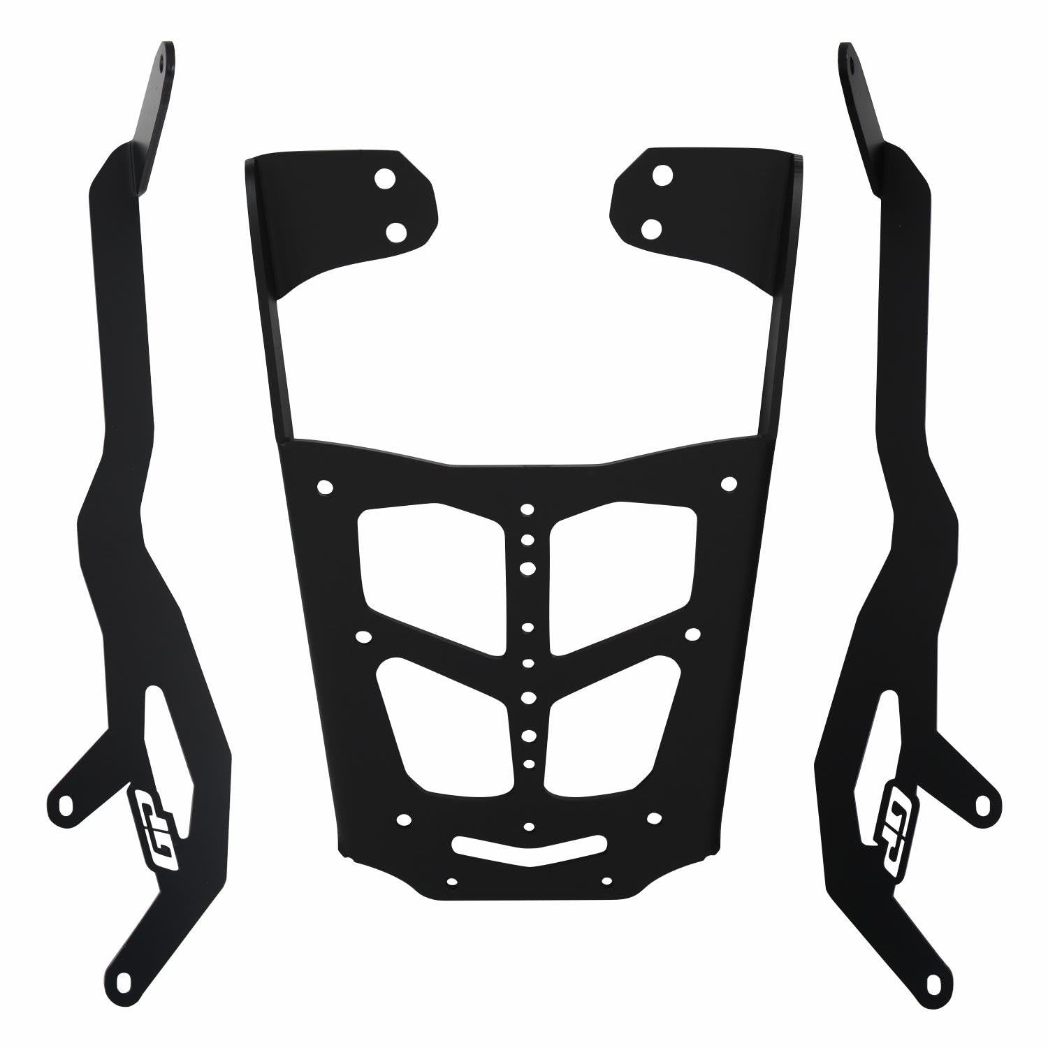 GP Kompozit Portaequipajes trasero negro compatible con Bajaj Pulsar NS200 2011-2023