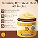Sweet Bee Magic All In One Healing Organic Balm - Natural Skin Healing Cream, Beeswax Balm for Dry Skin, Face & Body Moisturizer - Certified Organic, All Natural Aid - 1 Jar (4oz)