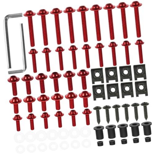 Vis pour pare-brise moto anti-vibration et kit boulons de visserie