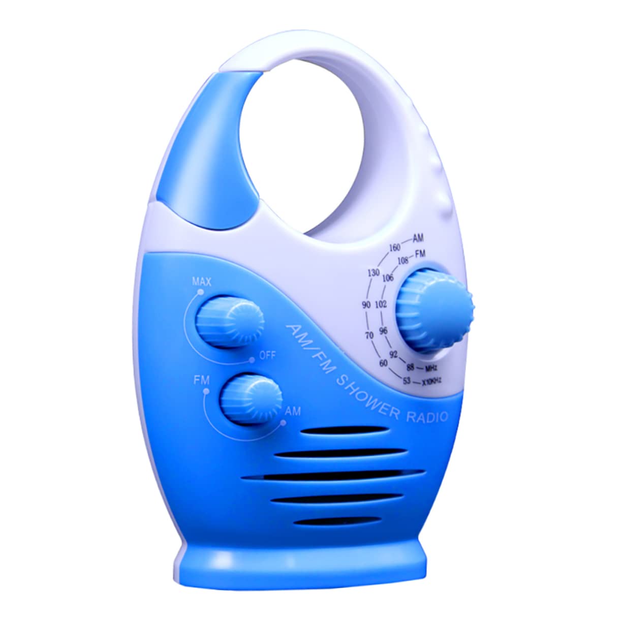 Veemoon Radio Portátil Am/FM para Ducha y Baño Altavoz Abs Resistente y Señal Clara, Adecuado para Uso Hogar y Automóvil