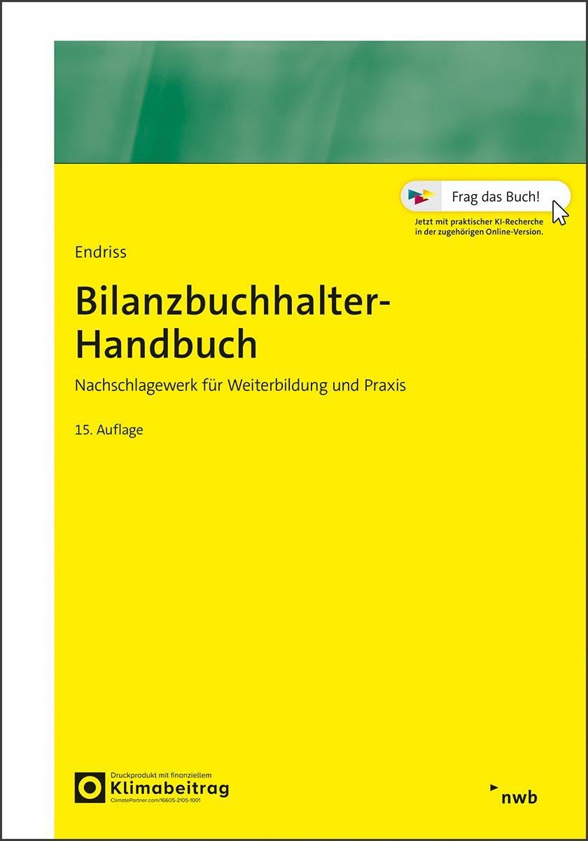 Bilanzbuchhalter-Handbuch: Nachschlagewerk für Weiterbildung und Praxis. (NWB Bilanzbuchhalter)