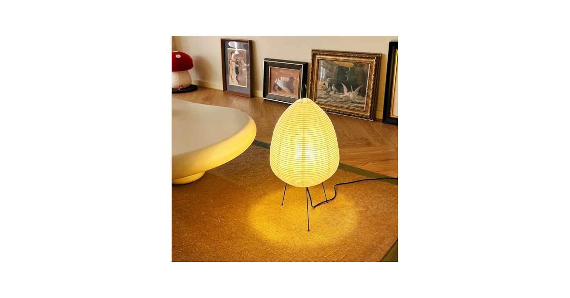 CMHSYTKE Rice Paper Lamp, Japanese Paper Lantern for Bedroom