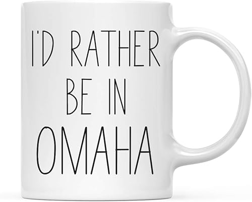 Miniatura 34 de Andaz Press Taza de café de 11 onzas con texto en inglés «I'd Rather Be in Nashville, Tennessee», 1 paquete, regalo de larga distancia
