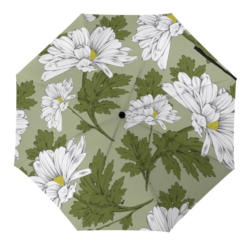 Parapluie pliant ours blanc automatique pour ne plus jamais être mouillé en voyage