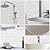 URCOLOR 10-Sheet Peel and Stick Backsplash Tile Sticker for Kitchen,12"x12" Self Adhesive Subway Wall Tiles Stick on Back Splashes for Bathroom White Marble Design