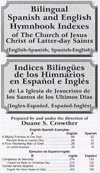 Bilingual Spanish Hymnbook Indexes (English-Spanish; Spanish-English) Regular Hymnbook Size (Spanish and English Edition)