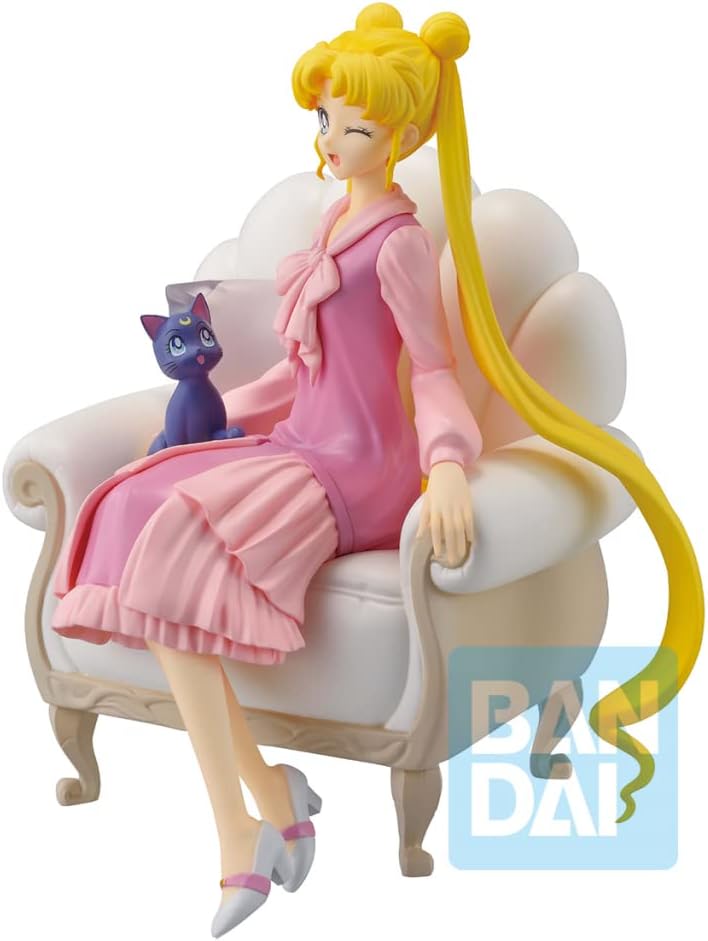 Ichibansho Figure - Sailor Moon Cosmos The Movie - Usagi & Luna -Antique Style-, Bandai Spirits Collectible Figure