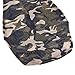 Aislor Women's Sexy Sheer Mesh See Through Camouflage Print Side Slit T-Shirt Mini Dress Clubwear Camouflage Large