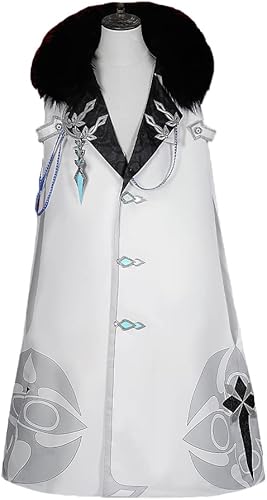 Miniatura 6 de Fatui Harbingers - Disfraz de cosplay de Genshin Impact bata de Doctor Rooster para hombre