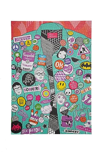 Pinned 1000 Piece Jigsaw Puzzle for Adults, 68cm x 48.5cm - Image 2