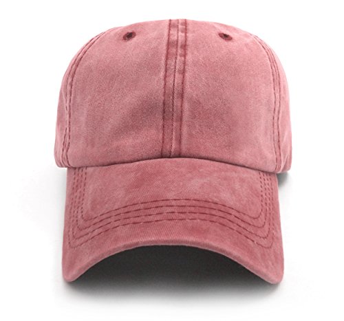 Image of Glamorstar Classic Unisex Baseball Cap Adjustable Washed Dyed Cotton Ball Hat